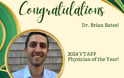 2024 VTAFP Physican of the Year - Brian Bates